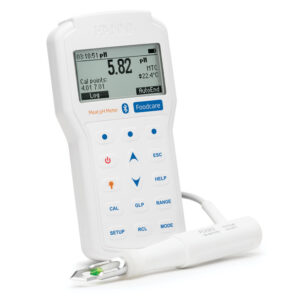 Medidor profesional portátil de pH para carne con Bluetooth® - HI98263