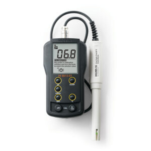 Medidor de pH/CE/TDS con electrodo HI1285-51; rango: pH 0,0 a 14,0; CE 0,00 a 4,00 mS/cm; TDS 0 a 1999 ppm (mg/L) - HI9813-51